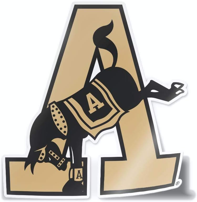 Nudge Printing Collegiate NCAA Car Decal Made from Premium Weatherproof Vinyl (West Point Kicking Mule) - Image 1
